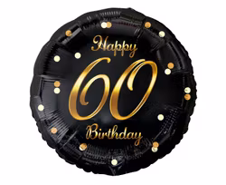 Happy birthday ballong - 60