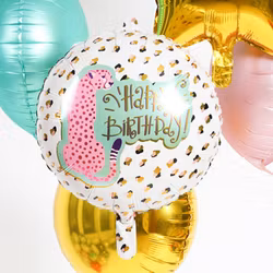Happy birthday panther - folieballong