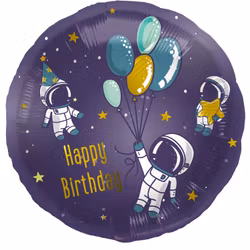 Happy birthday space - folieballong
