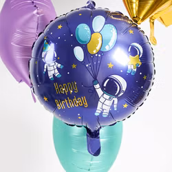 Happy birthday space - folieballong