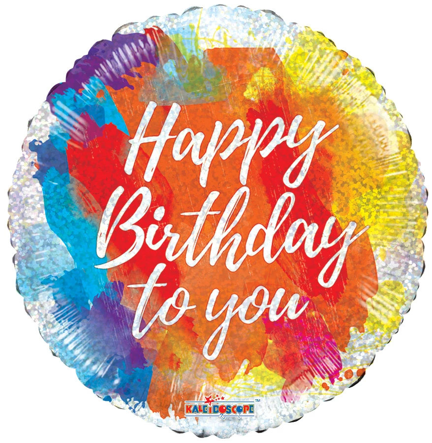 Folieballong - Happy birthday to you