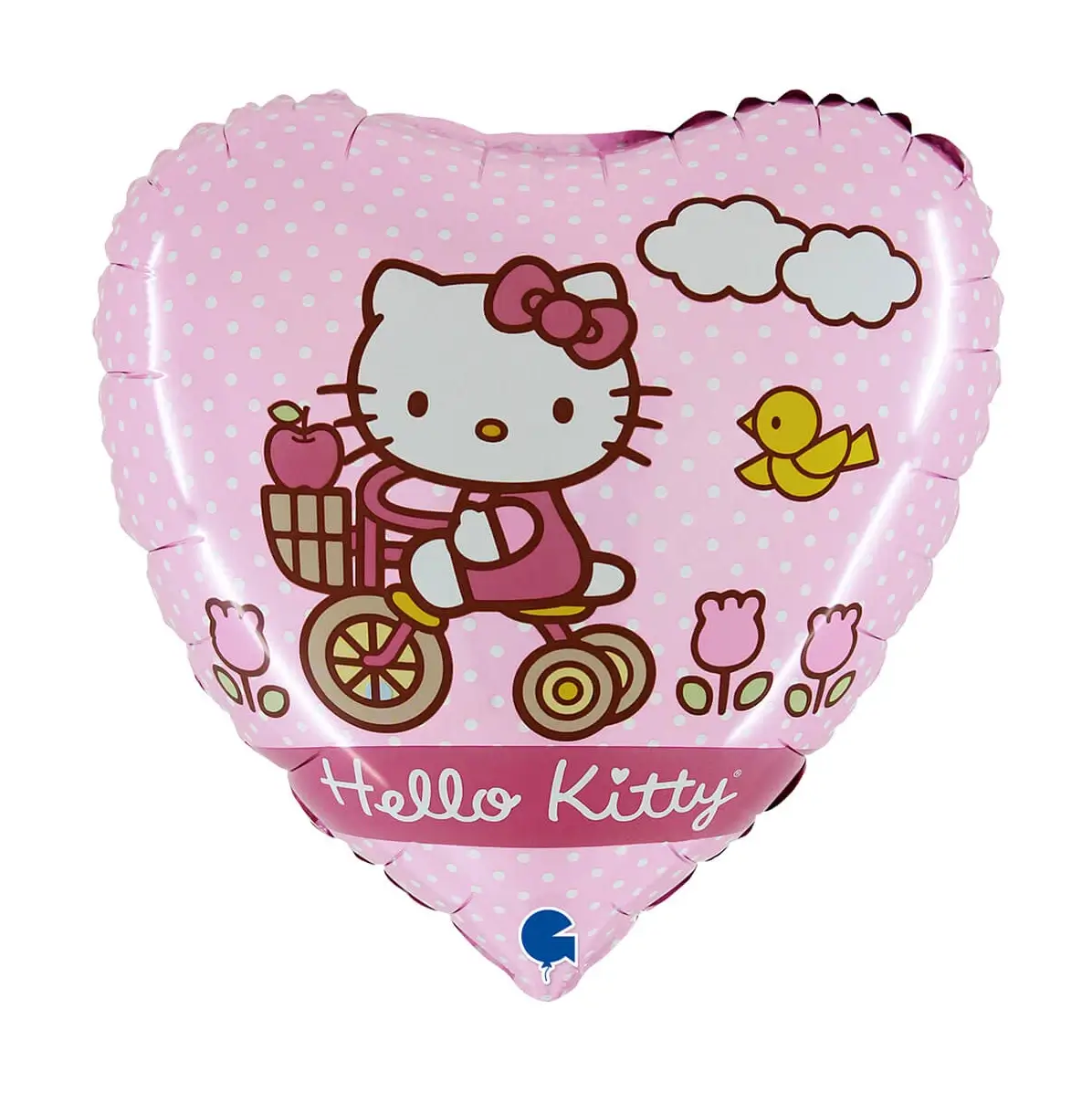 Folieballong - Hello kitty Bike