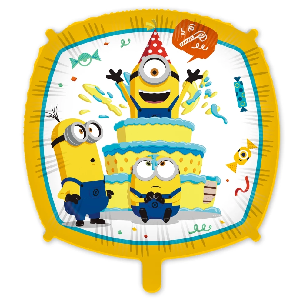 Folieballong - Minions birthday