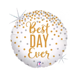 Folieballong - Best Day Ever