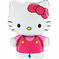 Folieballong - Hello kitty Fuxia
