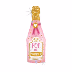Folieballong - Pop the bubbly