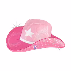 Folieballong - Holografisk Cowboyhatt