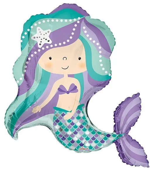 Folieballong - Mermaid