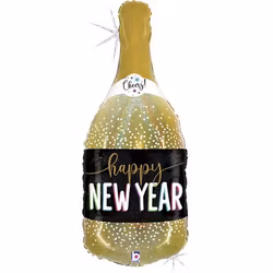 Folieballong - Happy New year
