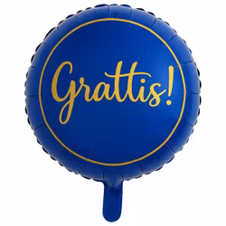 Folieballong - Grattis!