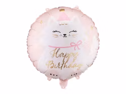Folieballong - Birthday Kitty