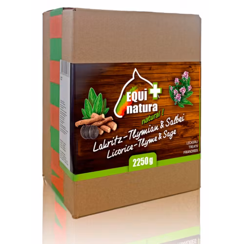 EQUINATURA TASTY TREATS 2250 G LICORICE – THYME – SAGE