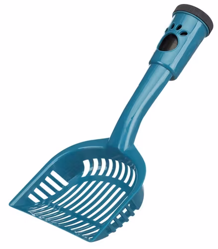 Kattspade med 20 påsar i handtaget,