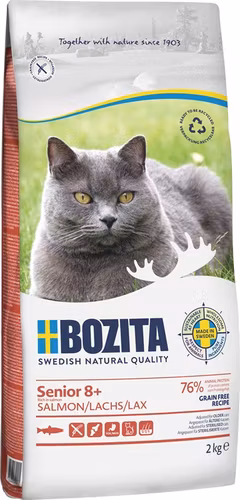 Bozita GF Senior 8+ Salmon