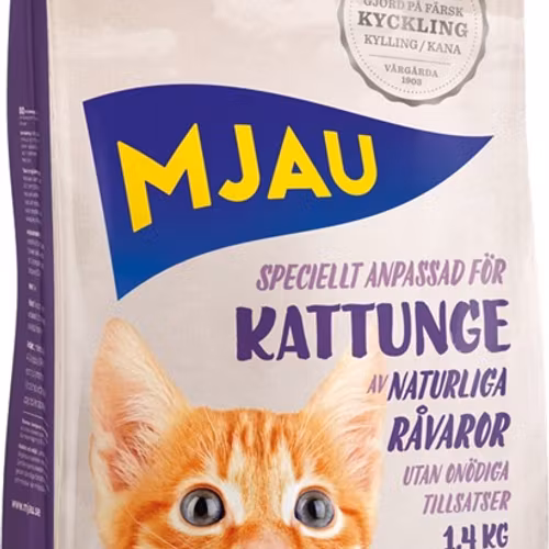 Mjau Kattunge Torrfoder 1,4 kg
