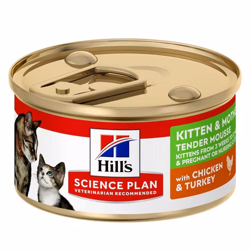 Hills Kitten&Mother Tender Mousse, Chicken 24x85g