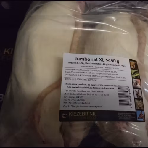 Råtta över 450 gram