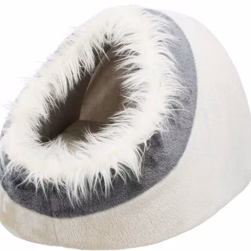 Minou igloo, 41 × h30 × 50 cm, beige/grå