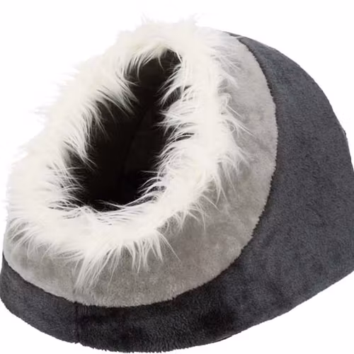 Minou igloo, 35 × h26 × 41 cm, mörkgrå/ljusgrå