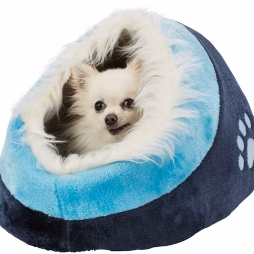 Minou igloo, 35 x h26 x 41 cm, mörkblå/blå