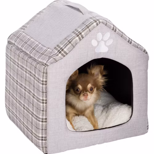 Silas igloo, 40 × h45 × 40 cm, grå/cream