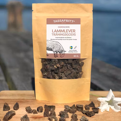 Träningsgodis – Lammlever