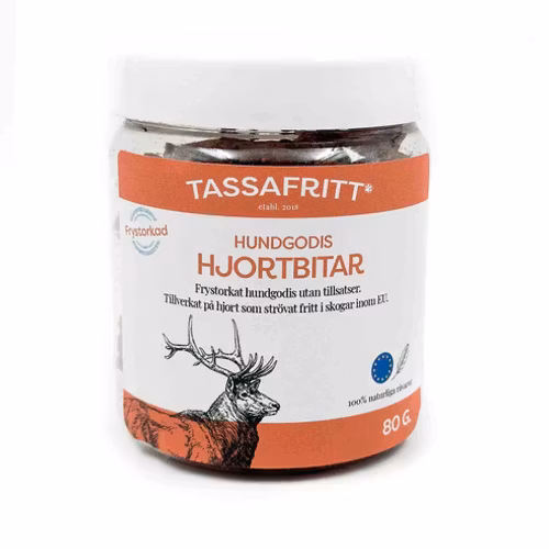 Frystorkat Hundgodis Hjort 80g