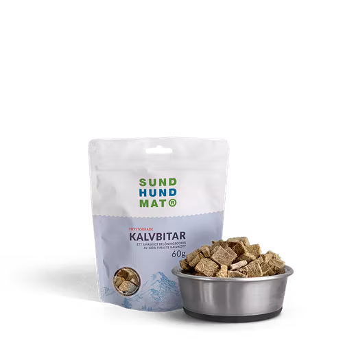 FRYSTORKADE KALVBITAR 60G