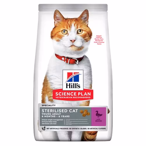 Hills Feline Adult Sterilised with Duck