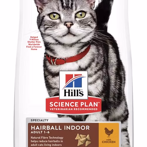 Hills Feline Adult Hairball&Indoor Chicken 1.5kg