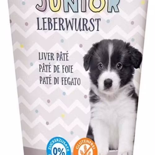 Junior leverpaté i tub 75 g med grönläppad mussla