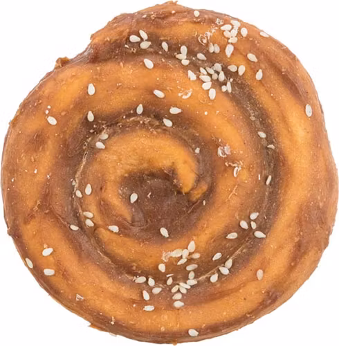 Denta Fun Tugg "kanelbulle", anka, bulk, ø 9 cm, 70 g
