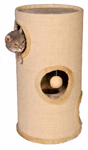 Klösmöbel Cat-Tower Samuel, 3-vån. ø 36 x h70 cm, beige
