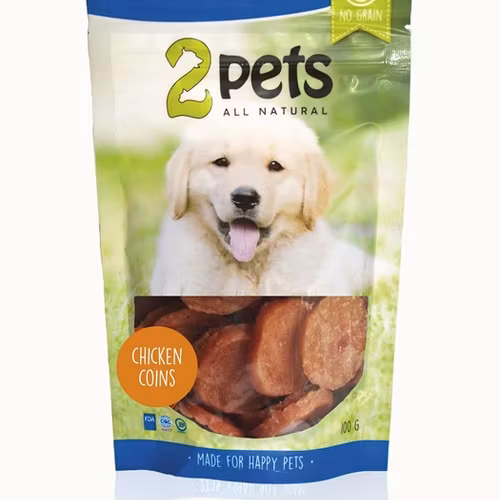 2pets Dogsnack Chicken Coins