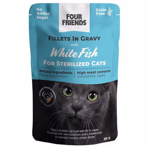 FFC Sterilized White Fish in Gravy Pouch