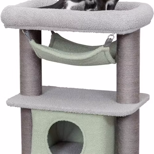 Junior klöspelare Lunito, 71 cm, grå/mint