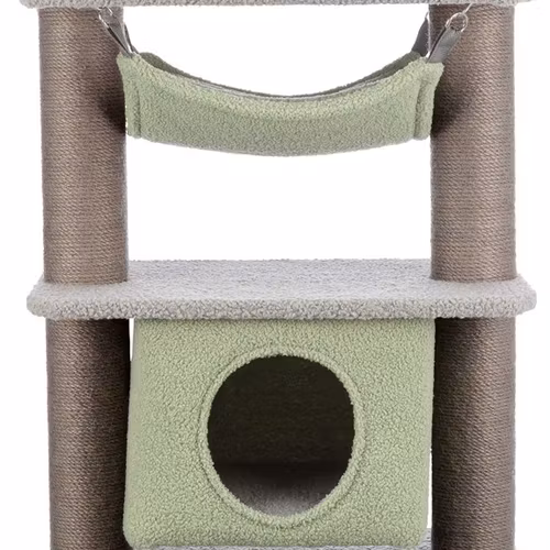 Junior klöspelare Lunito, 71 cm, grå/mint