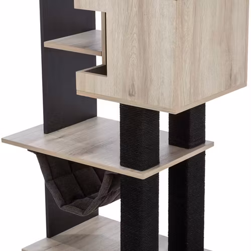 CityStyle klösmöbel, 98 cm, grå/svart