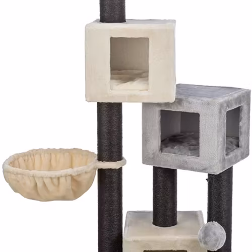 Klöspelare Enzo, 156 cm, cream/grå/svart