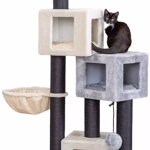 Klöspelare Enzo, 156 cm, cream/grå/svart