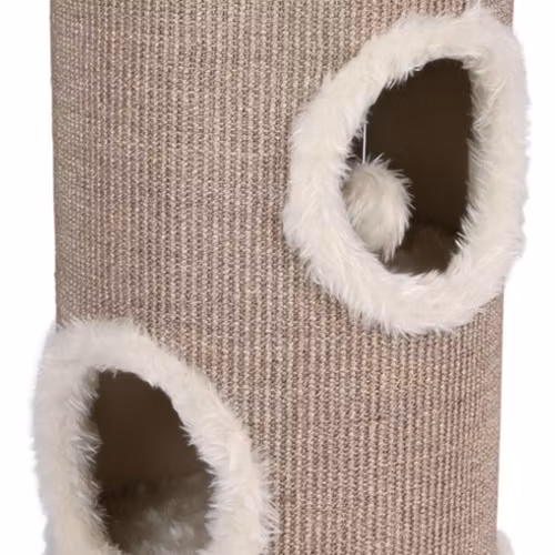 Klösmöbel Cat-Tower Edoardo, ø 33 x h50 cm, taupe/creme