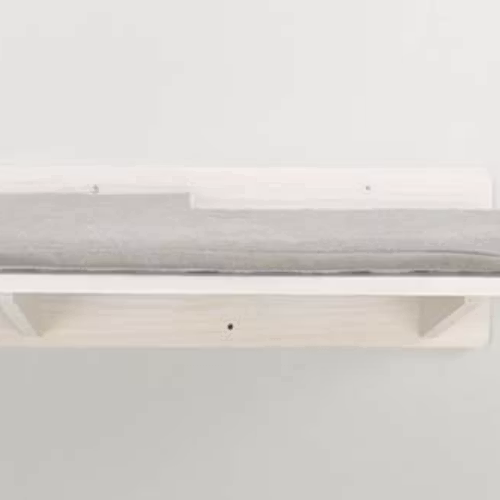 Plattform väggmonterad, 50×17,5×36,5 cm, vit