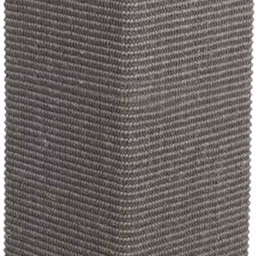 Klösbräda XXL, vägg/hörnmonterad, 38 × 75 cm, sisal/plysch, grå