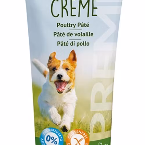 PREMIO fågelpaté i tub hund, 110g expo