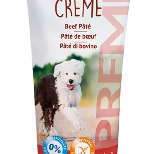 PREMIO beefpaté i tub hund, 110g expo