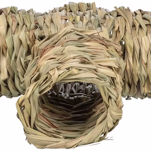 Tunnel med avstängning, hamster, gräs, 25 x 9 x 18 cm
