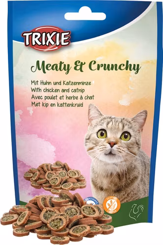 Meaty & Crunchy med kyckling & catnip, 50 g