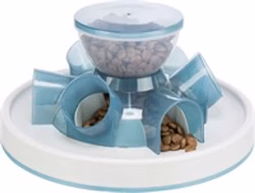 Cat Activity TunnelFeeder 28x14 cm, lj. blå/vit