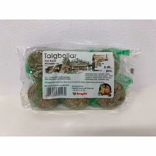 VILDFÅGEL TALGBOLL LITEN 6/PÅSE 16/FP