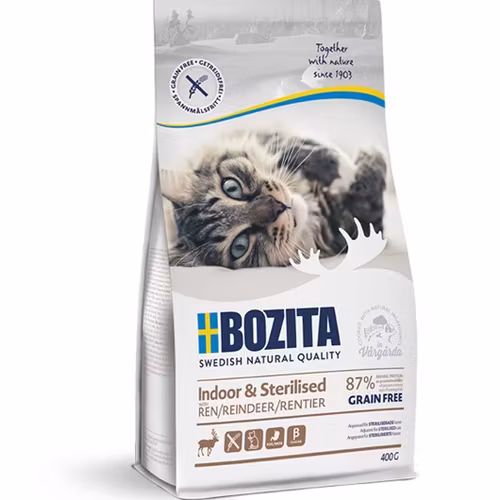 Bozita Indoor & Sterilised Grain free Reindeer